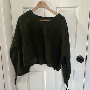 Free People Cotton Peasant Blouse